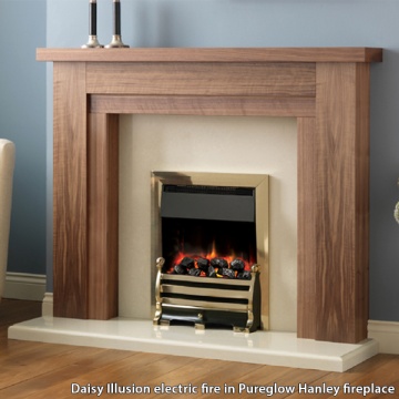 Pureglow Daisy Illusion Electric Fire